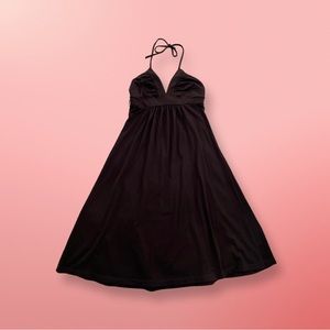 Susana Monaco brown halter top dress. Size Small.